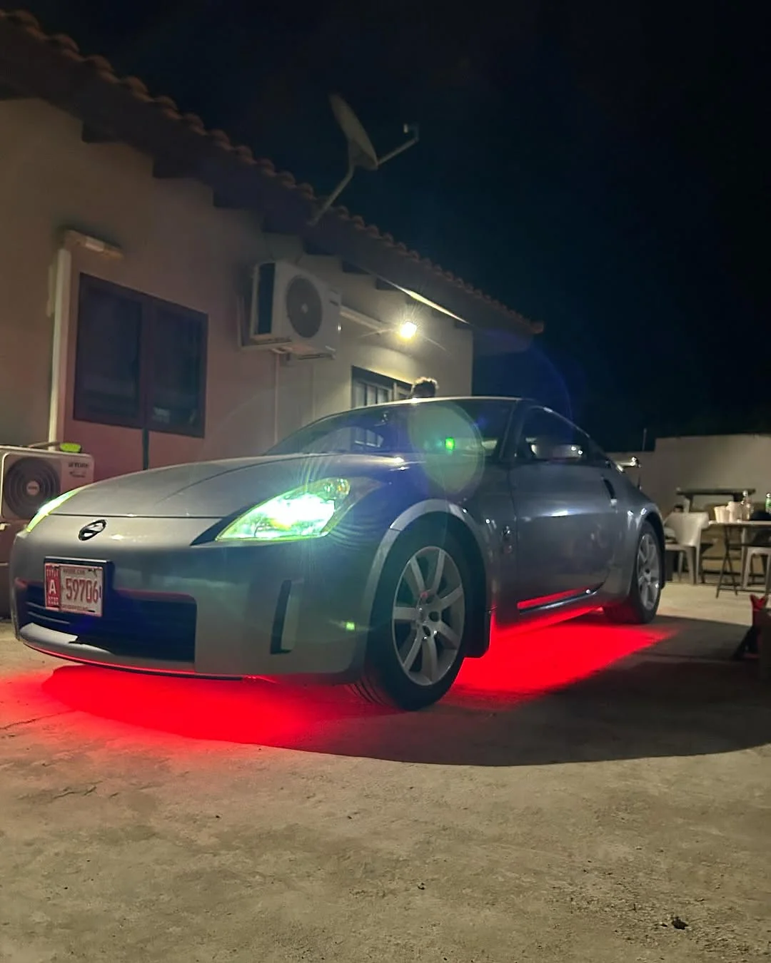 350Z green underglow
